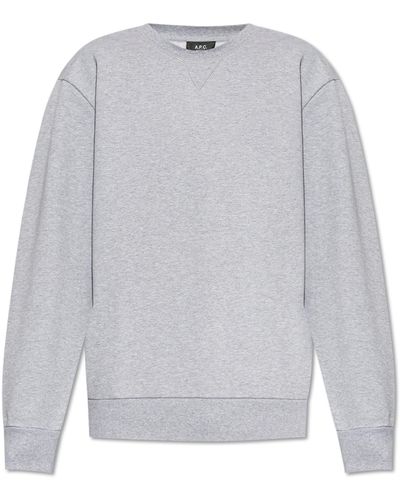 A.P.C. Sweatshirt `tab`, - Grey