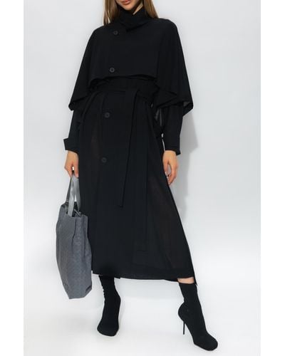 Issey Miyake Wool Coat - Black