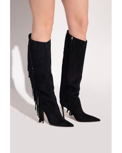 Alexandre Vauthier ‘Jane’ Knee-High Boots - Black