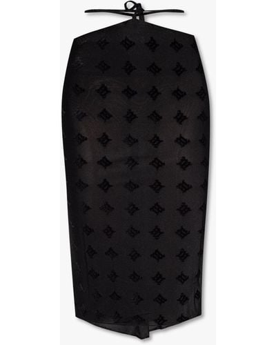 MISBHV Skirt With Monogram - Black