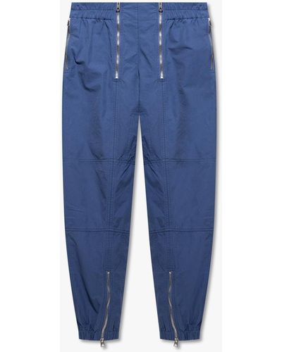Bottega Veneta Cotton Cargo Trousers, - Blue