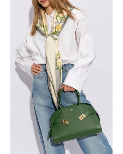 Ferragamo ‘Hug Small’ Shoulder Bag - Green