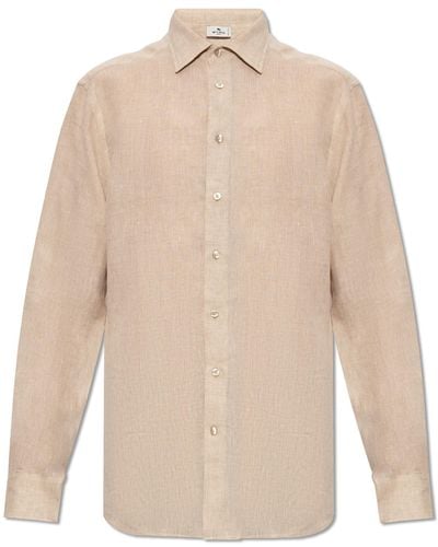 Etro Linen Shirt, - Natural