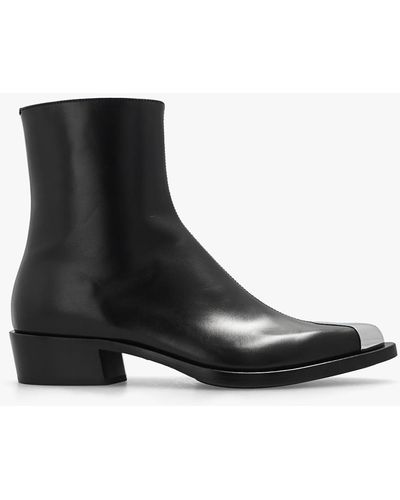 Alexander McQueen Heeled Ankle Boots - Black