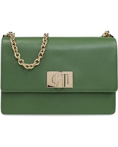 Furla '1927 Small' Shoulder Bag, - Green