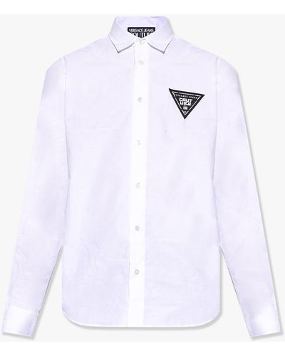 Versace Shirt With Patch - White
