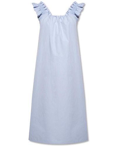 Samsøe & Samsøe Oversize Sleeveless Dress - Blue