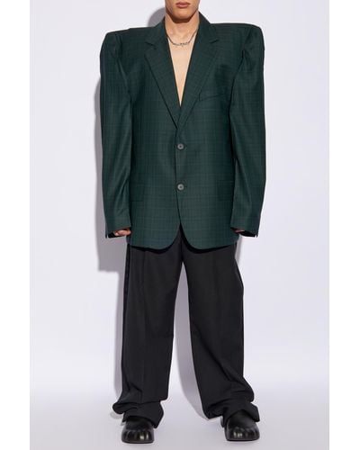 Balenciaga Wool Jacket - Green