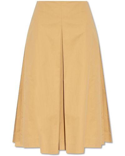 Tory Burch Cotton Skirt, - Natural