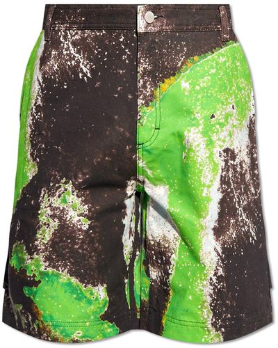 44 Label Group Patterned Shorts, - Green