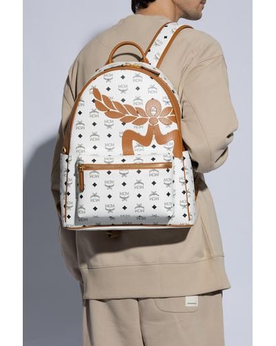 MCM 'stark Medium' Backpack, - White