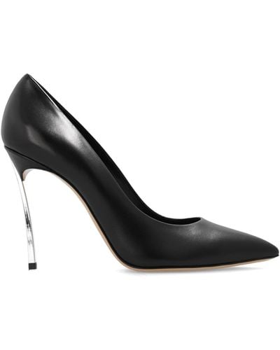 Casadei 'blade' Stiletto Court Shoes, - Black