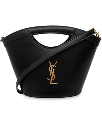 Saint Laurent Mini Celia Shoulder Bag, - Black
