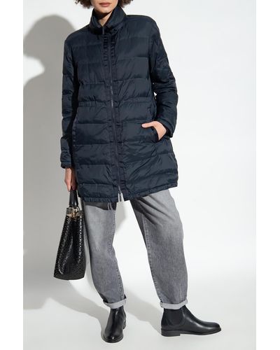 Emporio Armani Quilted Jacket - Blue