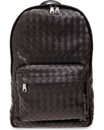 Bottega Veneta Backpack 'classic Intrecciato Medium', - Black