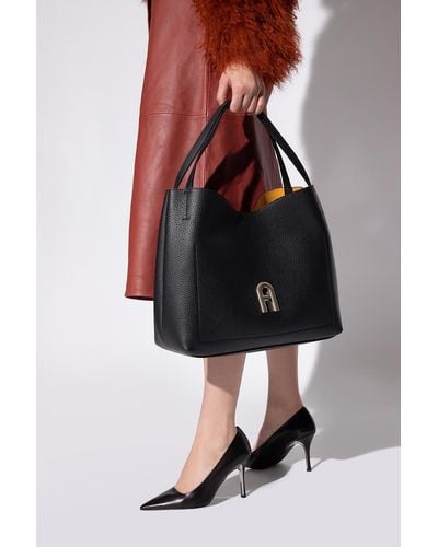 Furla ‘Primula L’ Shopper Bag - Black