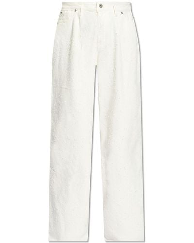 Halfboy High-rise Jeans, - White