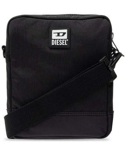 DIESEL Shoulder 'tairo' Bag With Logo - Black