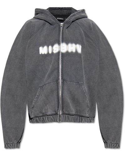 MISBHV Hoodie With Logo, - Grey