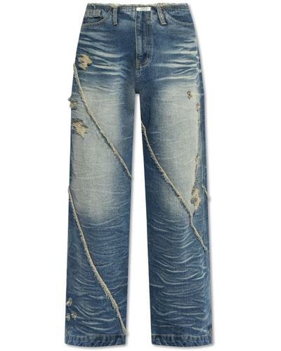 Adererror Distressed Jeans, - Blue