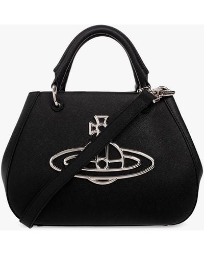 Vivienne Westwood 'judy' Shopper Bag - Black