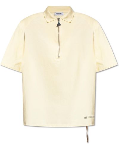 The Attico Oversize Polo Shirt, - Natural