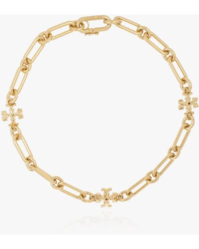 Tory Burch Roxanne Chain Short Necklace - Metallic