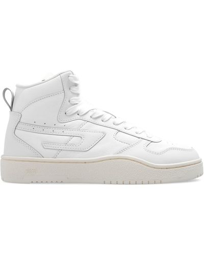 DIESEL S-ukiyo High-top Leather Sneakers - White