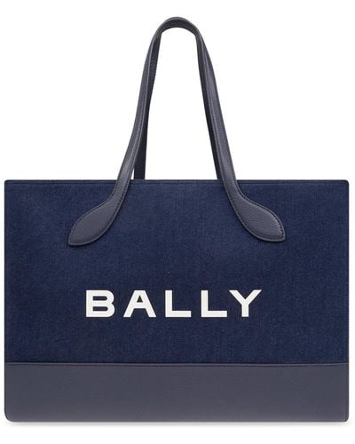 Bally Shopper Bag, - Blue