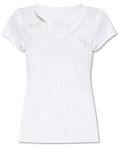 Zadig & Voltaire 'tunisien' Printed T-shirt, - White