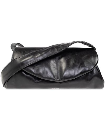 Jil Sander ‘Cannolo Grande’ Shoulder Bag - Black