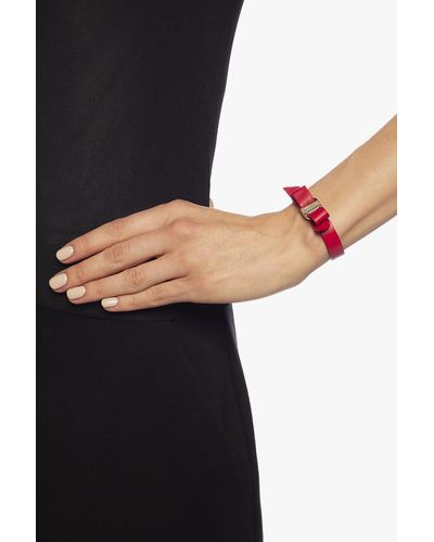 Ferragamo Bracelet With Bow - Red