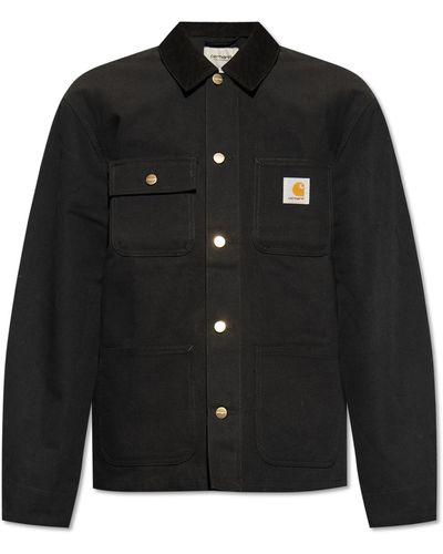 Carhartt Jacket With Logo, ' - Black