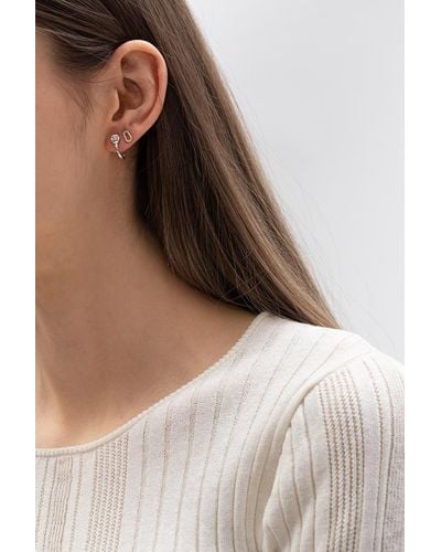 AllSaints Set Of Earrings - Metallic