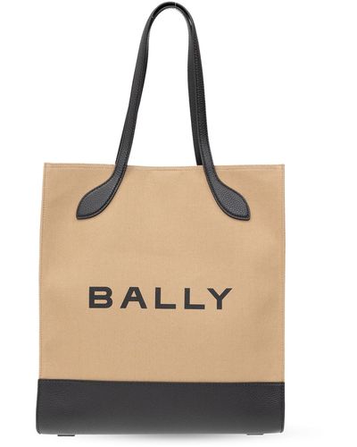 Bally ‘Bar Keep On Ns’ Shopper Bag - Natural