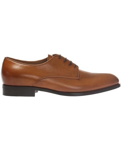 Giorgio Armani Lace-up Shoes, - Brown