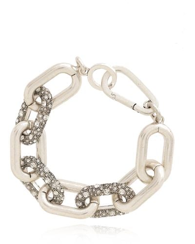 AllSaints Crystal-Embellished Bracelet - Metallic