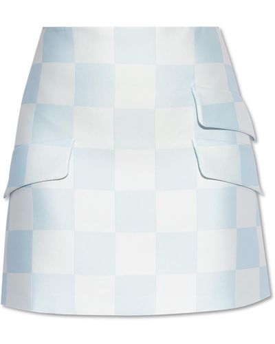 Versace Skirt With Pockets, , Light - White