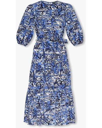 Kate Spade Patterned Dress, ' - Blue