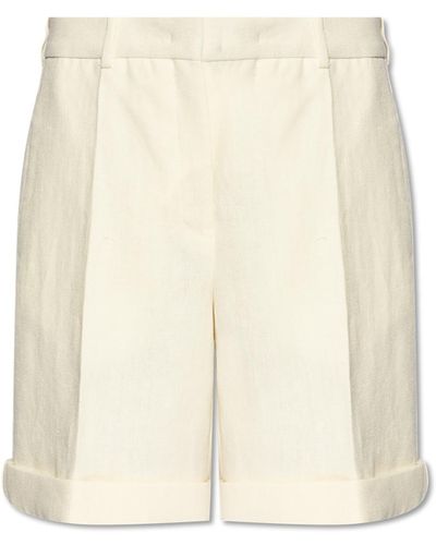 Jil Sander Shorts With Pockets, - Natural