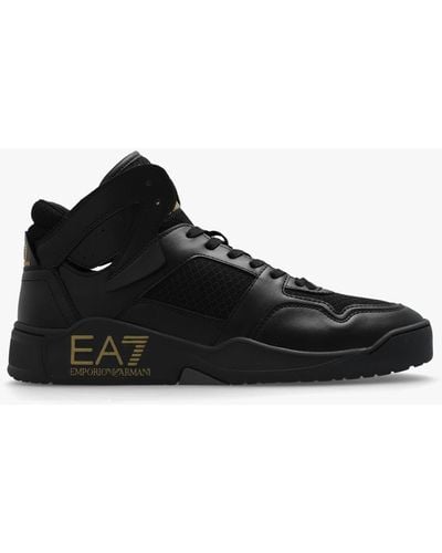 EA7 High-Top Sneakers - Black