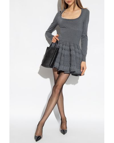 Alaïa Wool Dress - Gray