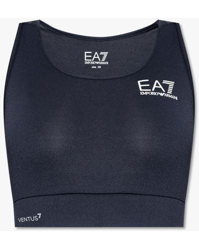 EA7 Sports Top With Logo - Blue