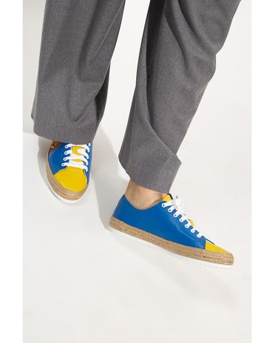 Moschino Sneakers With Logo - Blue