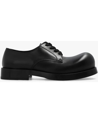 Bottega Veneta Leather Shoes, - Black