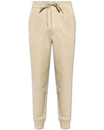 Y-3 Joggers With Logo, - Natural
