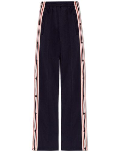 Golden Goose Joggers With Side Stripes - Blue