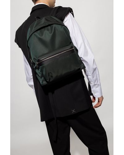 Saint Laurent Backpack With Logo - Green
