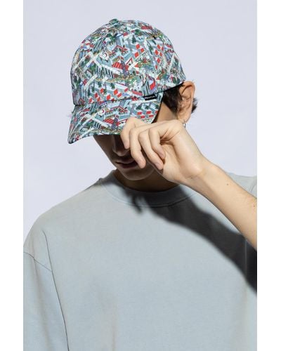 PS by Paul Smith Printed Baseball Cap, - White