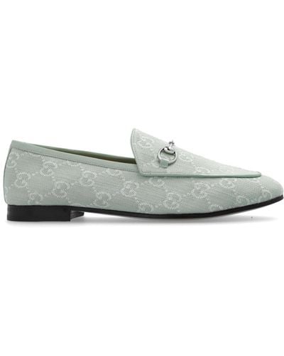Gucci Patterned Loafers, - Grey